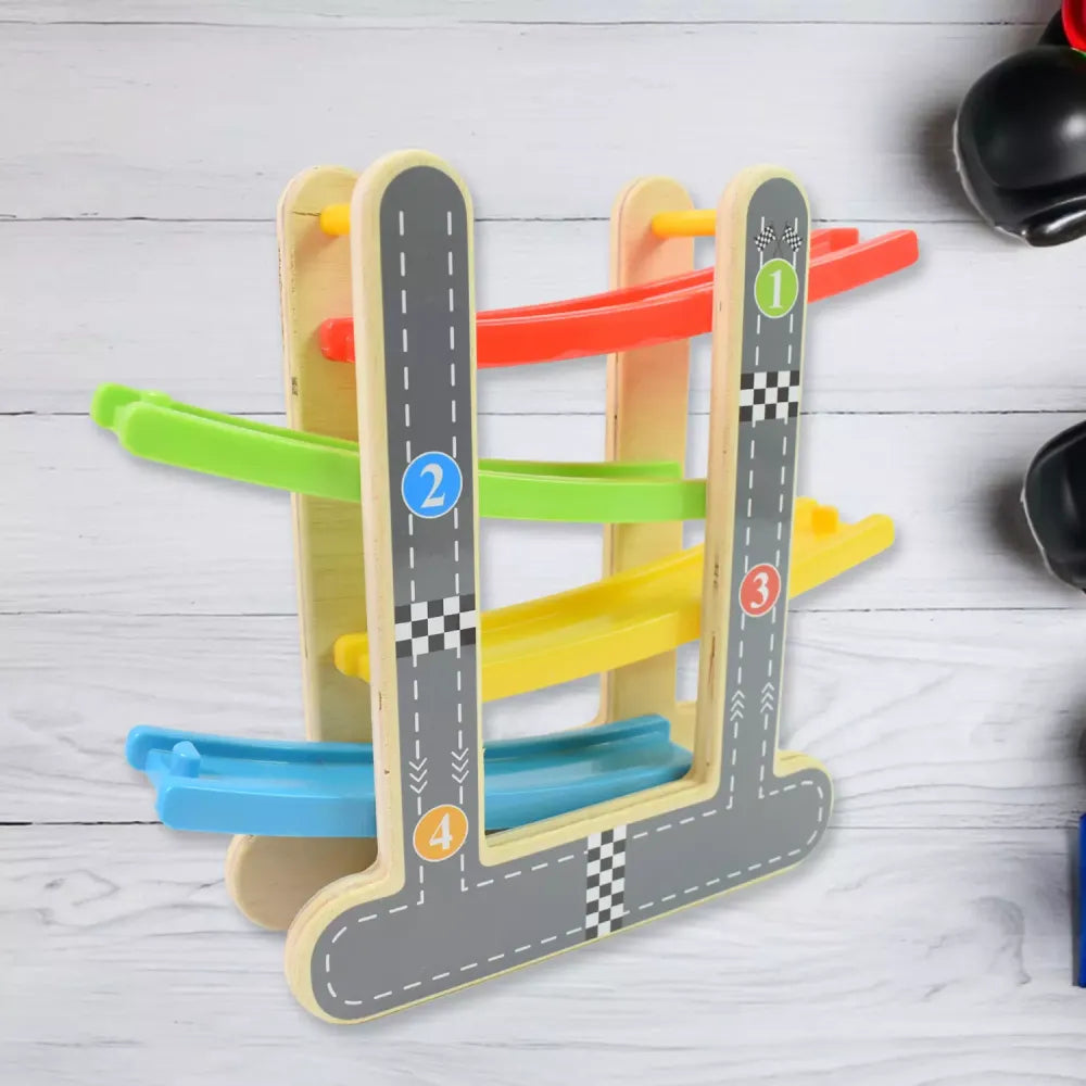 Wooden click-clack racer set - toys