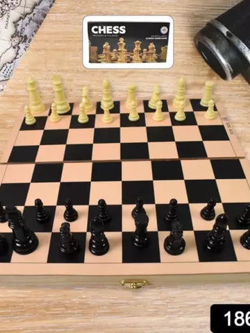 Wooden Folding Chess Set