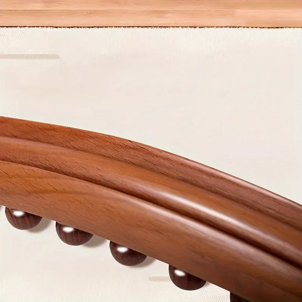 Wooden gua sha massage stick
