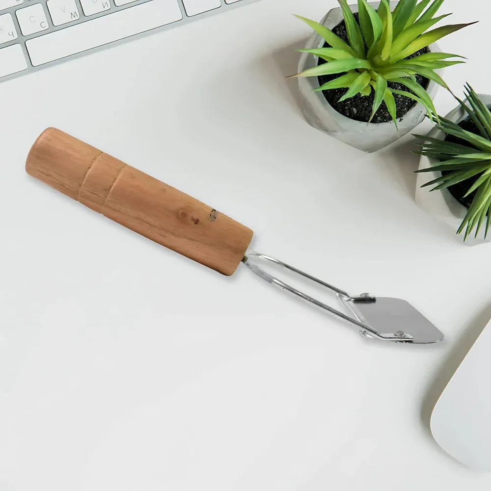 Wooden handle vegetable peeler - home & kitchen