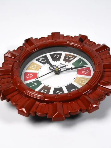 Wooden-Look Wall Clock