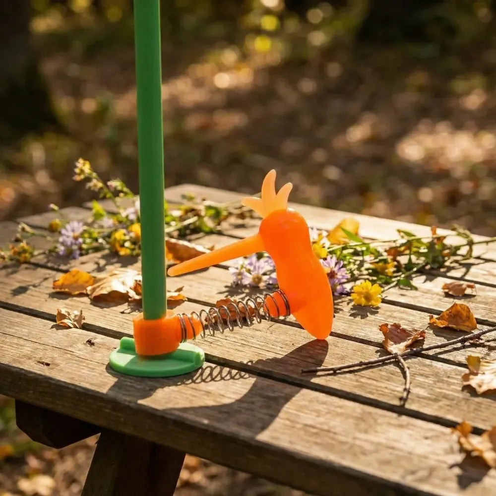 Wooden pecking bird toy - toys