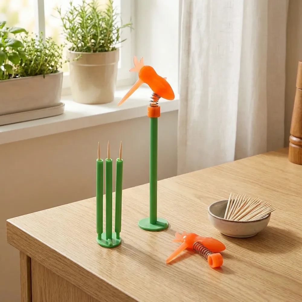 Wooden pecking bird toy - toys