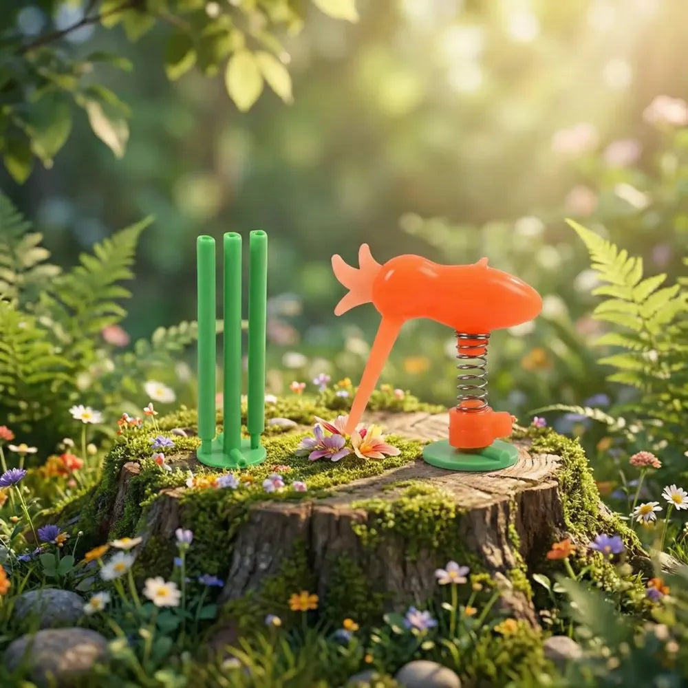 Wooden pecking bird toy - toys
