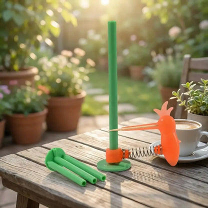 Wooden pecking bird toy - toys