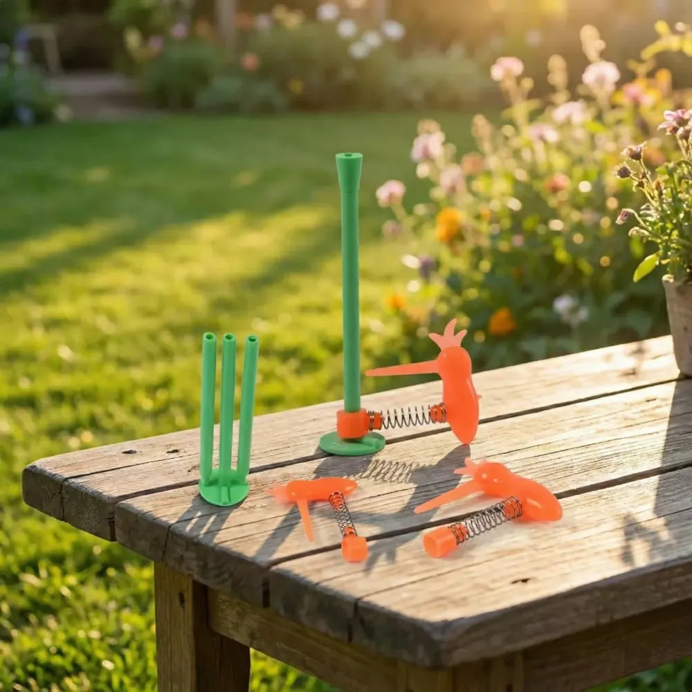 Wooden pecking bird toy - toys