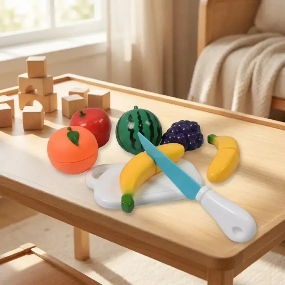 Wooden sliceable fruit set - toys