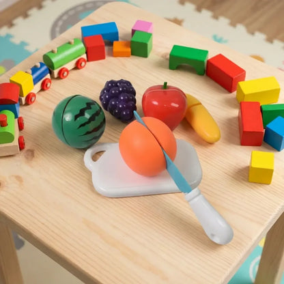 Wooden sliceable fruit set - toys