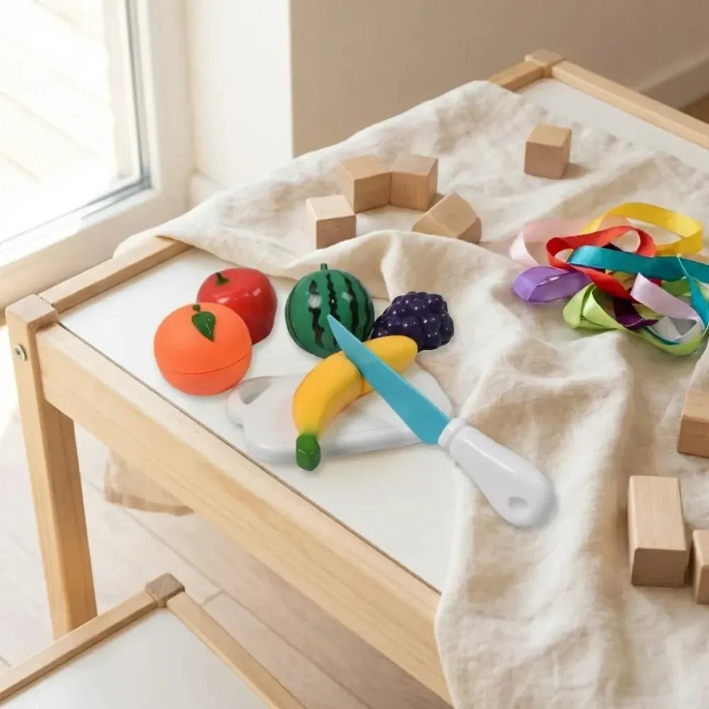 Wooden sliceable fruit set - toys