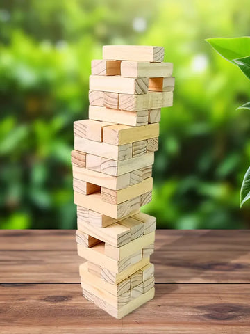 Wooden Stacking Tower Game