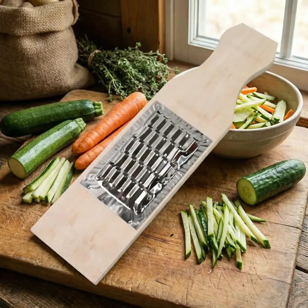 Wooden vegetable grater - home & kitchen