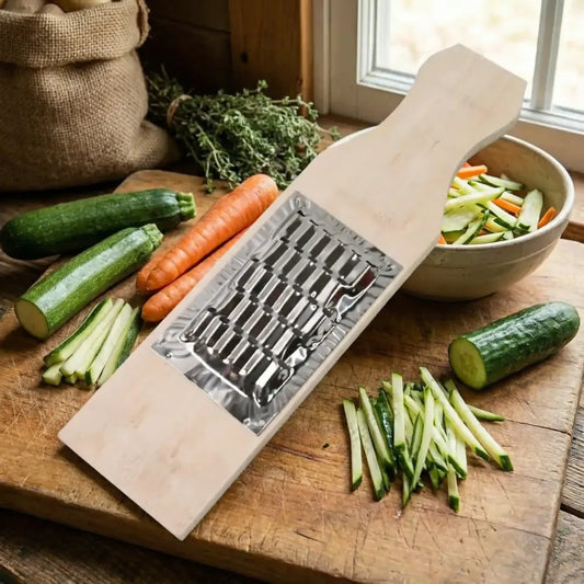 Wooden vegetable grater - home & kitchen