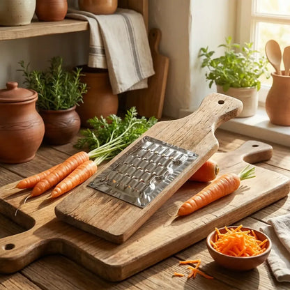 Wooden vegetable grater - home & kitchen