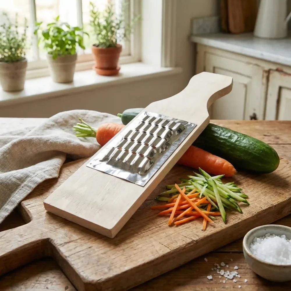 Wooden vegetable grater - home & kitchen
