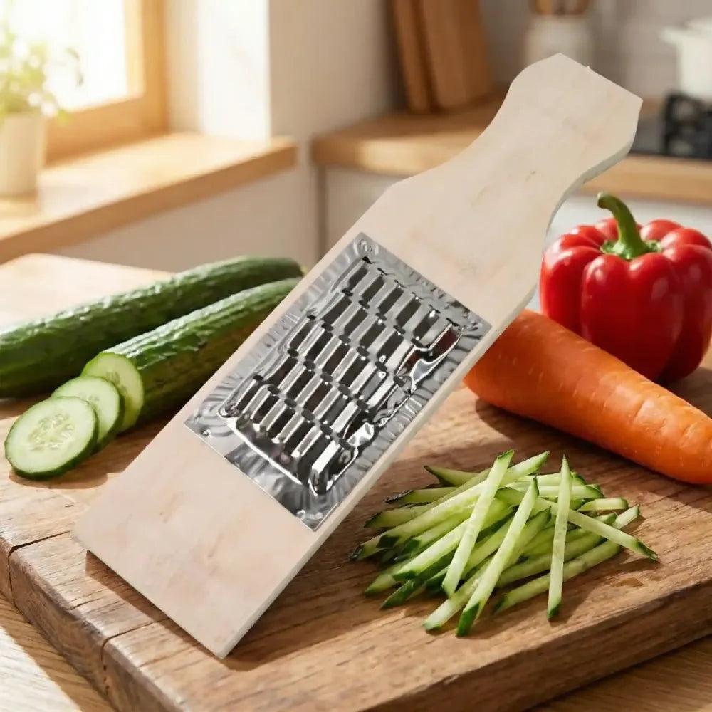 Wooden vegetable grater - home & kitchen