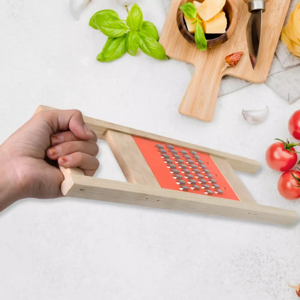 Wooden vegetable slicer grater - home & kitchen