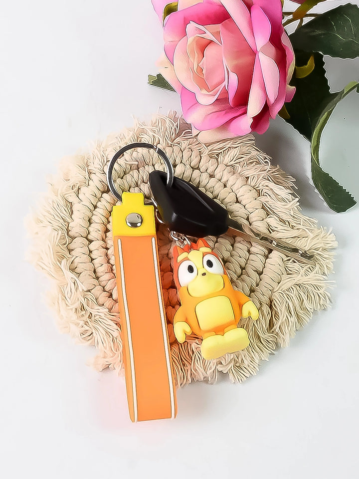 Adorable Cartoon Character Keychain
