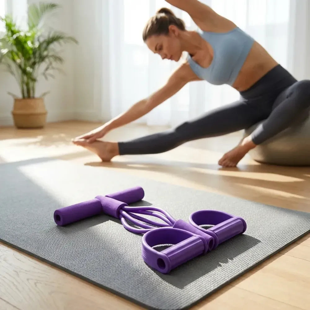 Yoga pedal puller resistance band fitness equipment