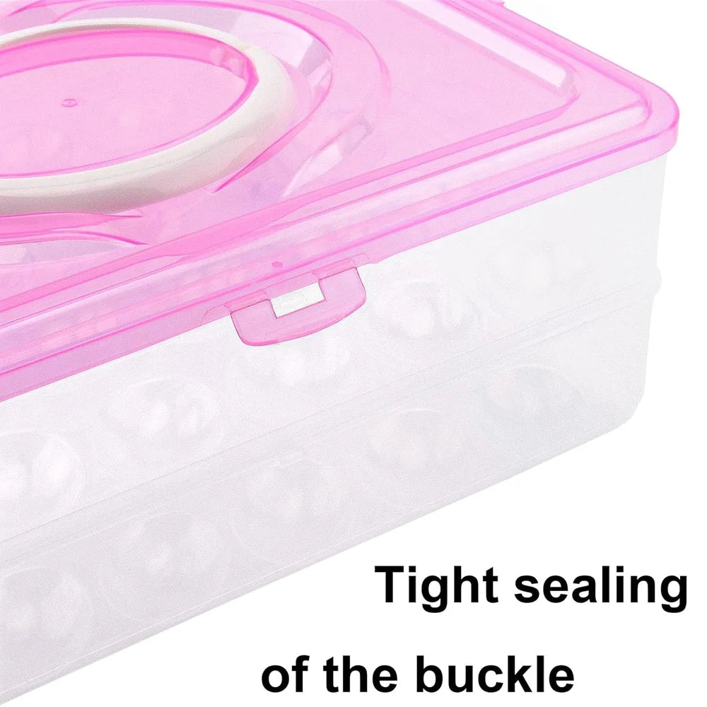 24-egg stackable storage box