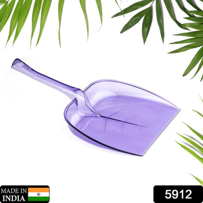 5912 Plastic Unbreakable Dustpan Big Size With Long Handle Dust Collector Pan For Home And Kitchen(Pack Of 1pc) - Home