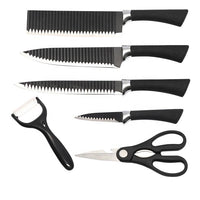 6-piece stainless steel knife set