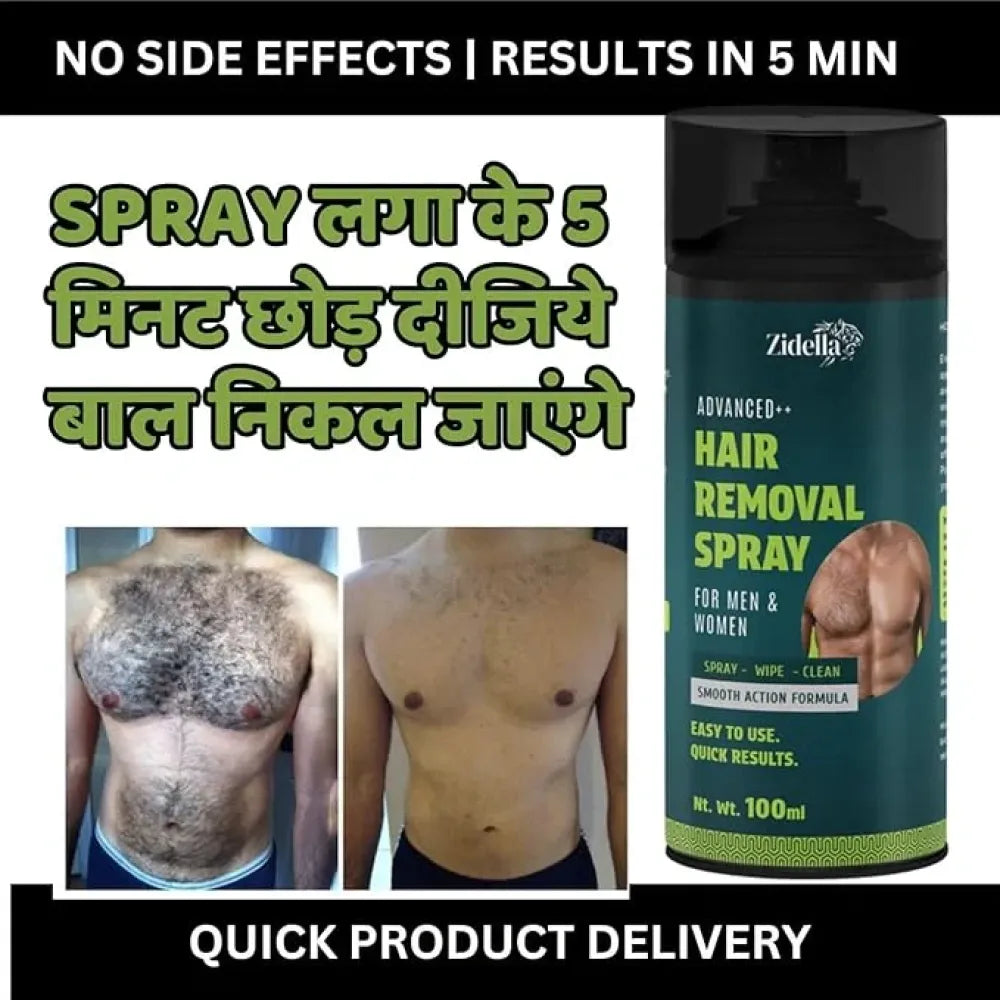 Zidella hair removal spray 100ml