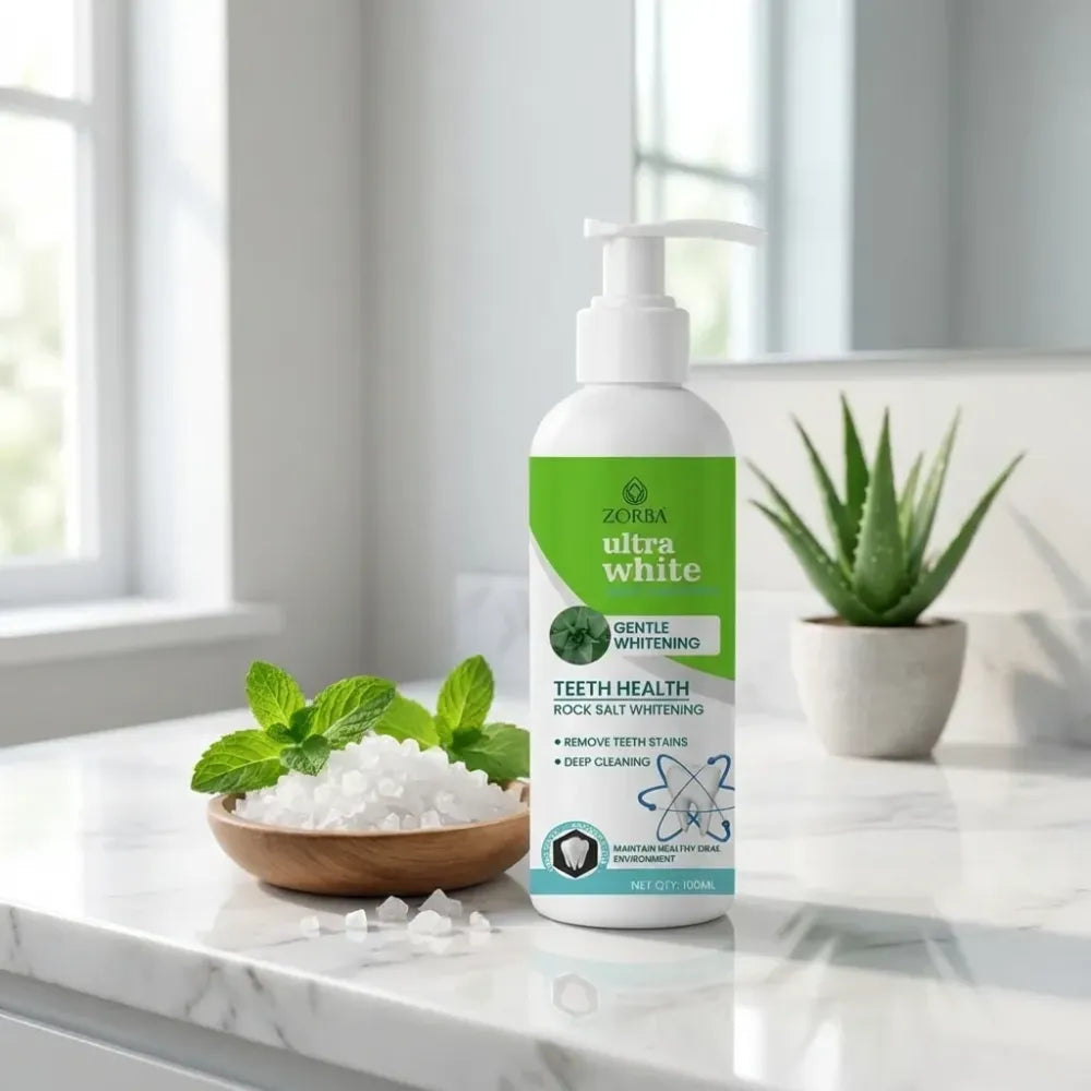 Zorba saltwhite liquid toothpaste