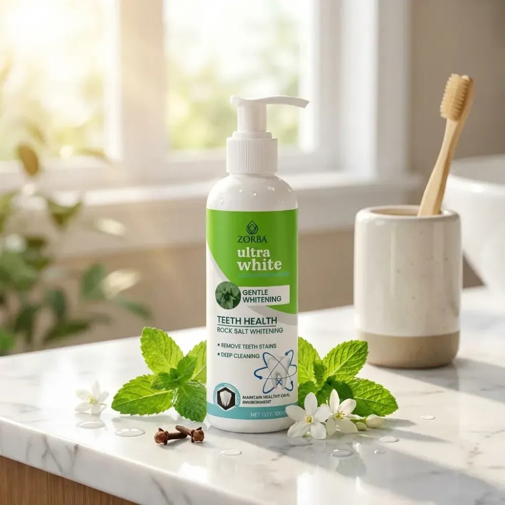 Zorba saltwhite liquid toothpaste