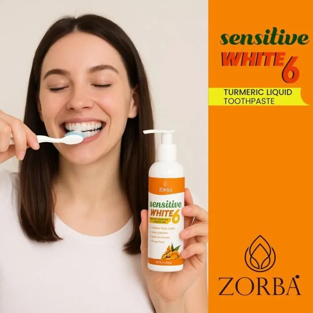 Zorba white 6 toothpaste