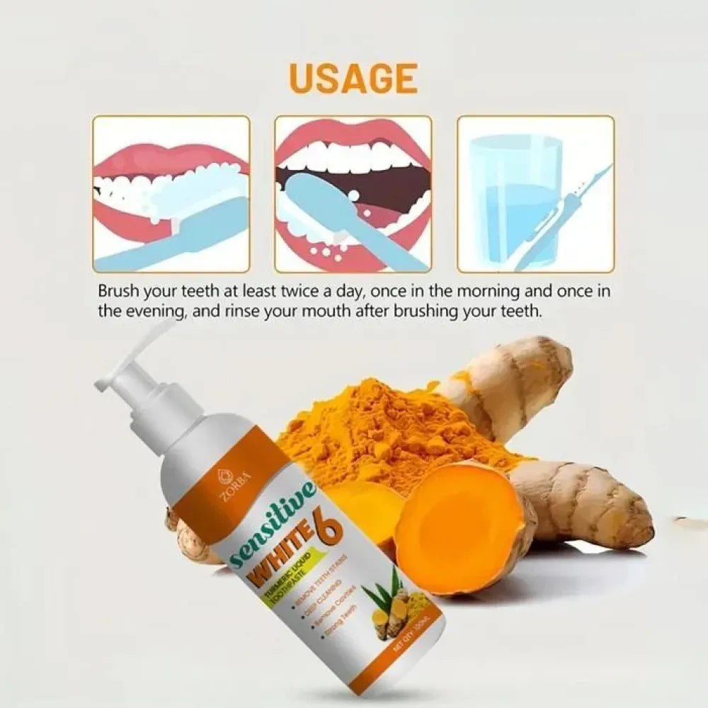Zorba white 6 toothpaste