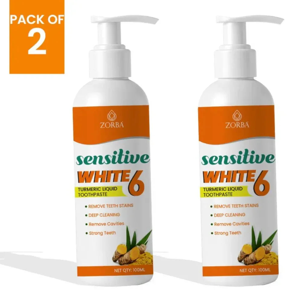 Zorba white 6 toothpaste