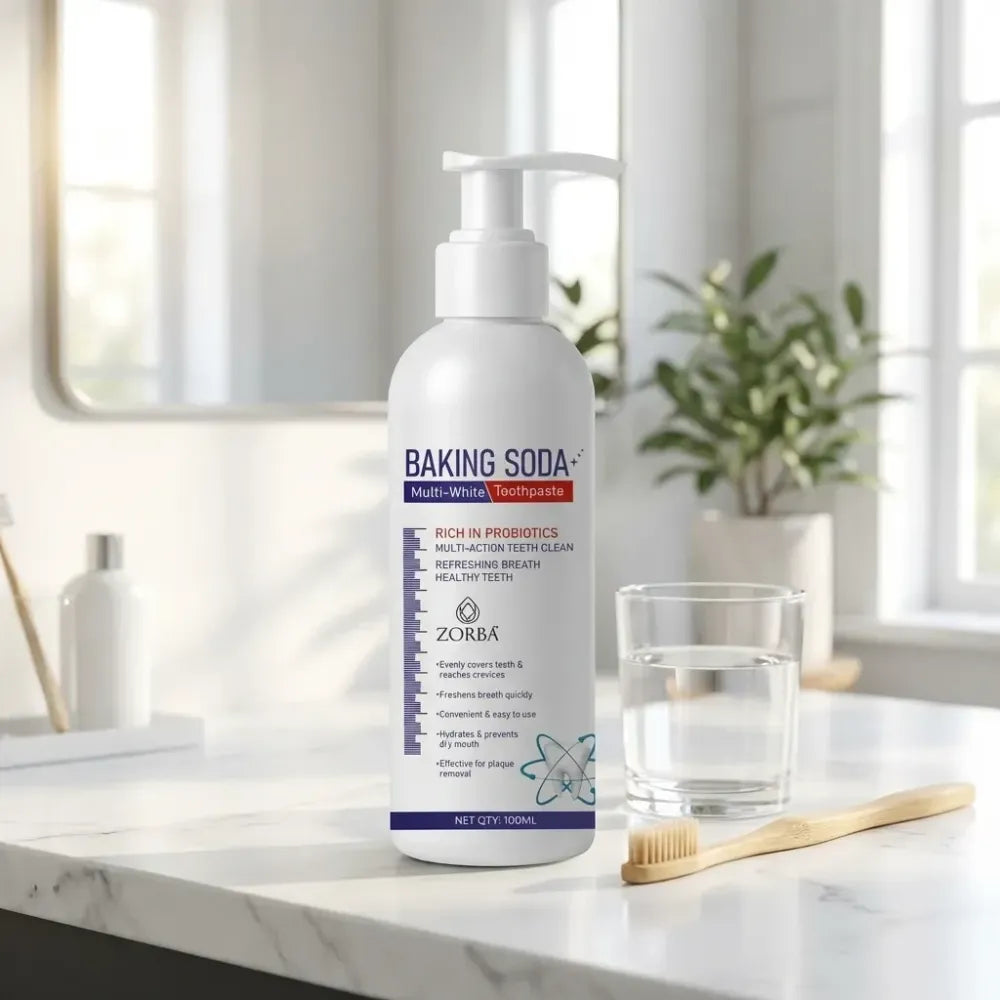 Zorba white+ probiotic toothpaste