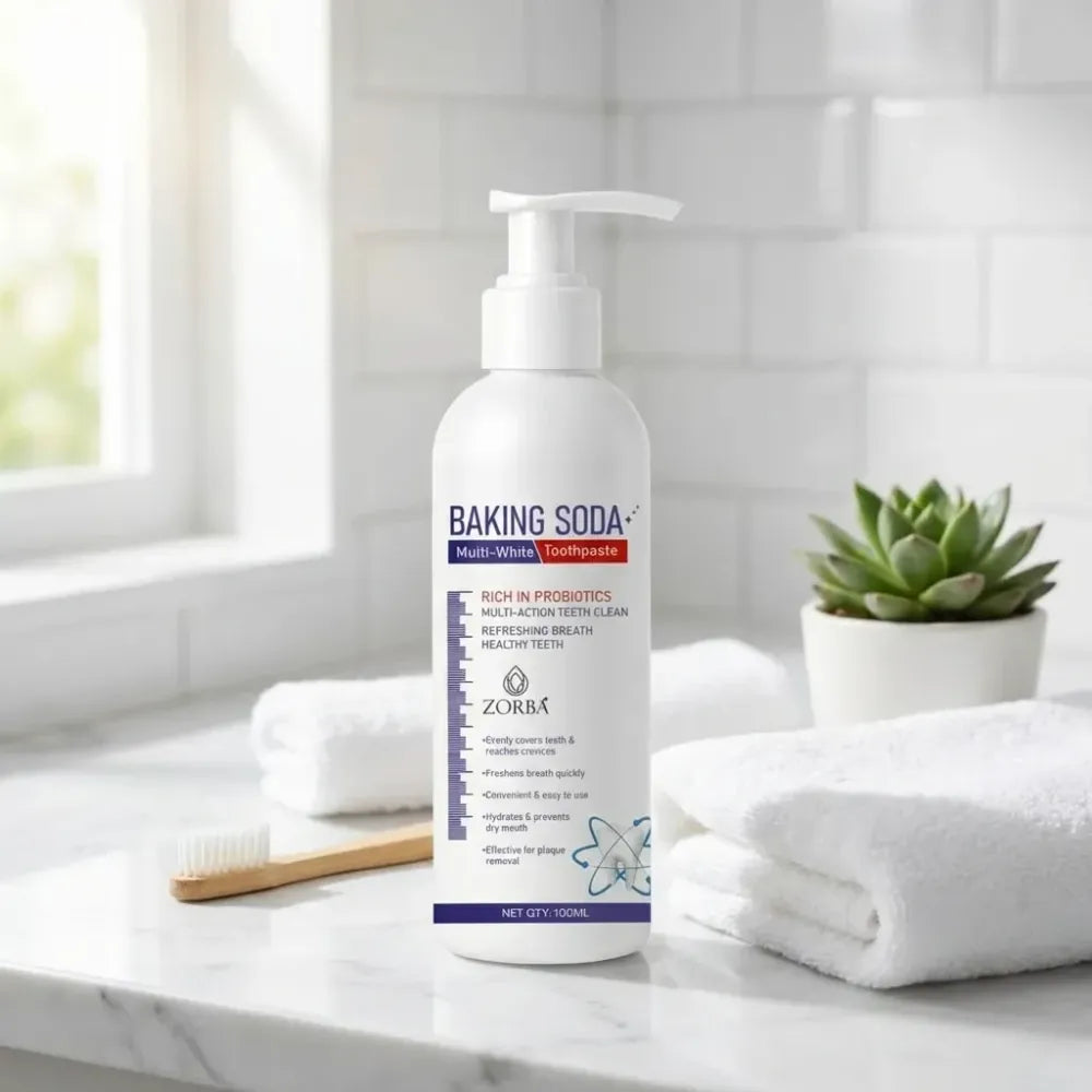 Zorba white+ probiotic toothpaste