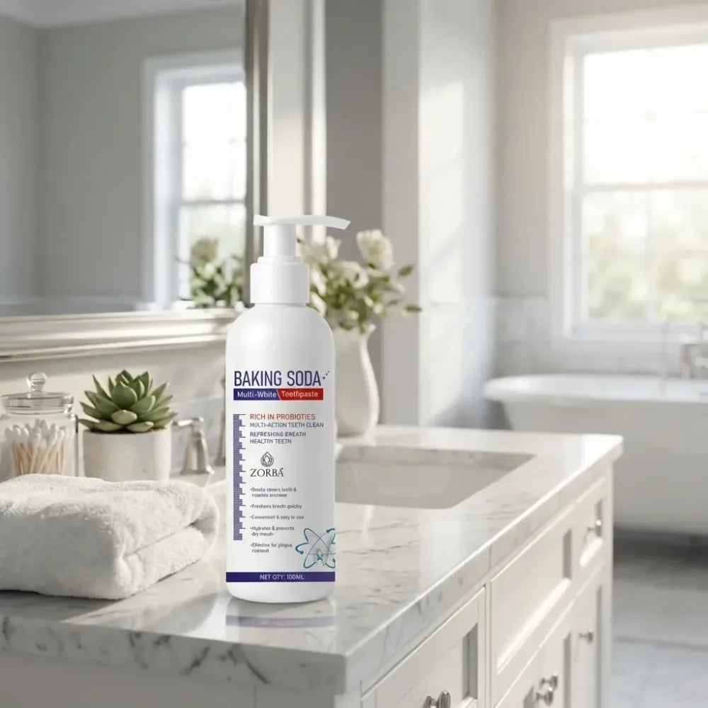 Zorba white+ probiotic toothpaste