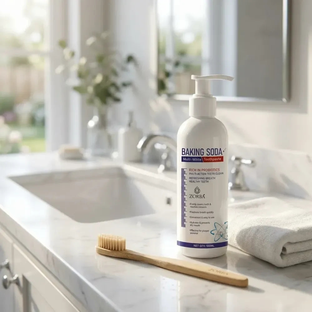 Zorba white+ probiotic toothpaste
