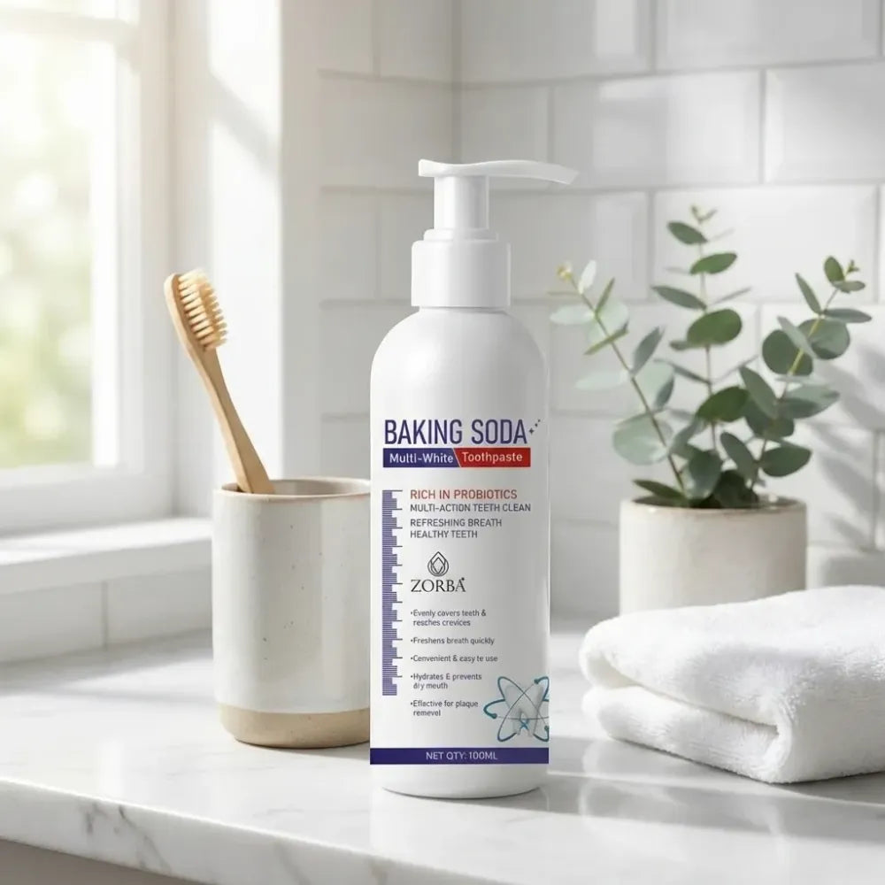 Zorba white+ probiotic toothpaste
