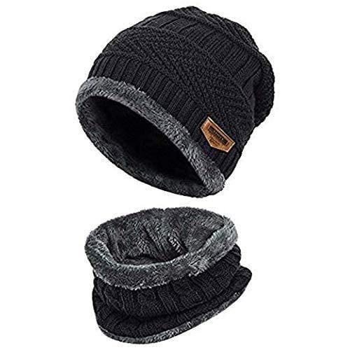 Unisex Woolen Cap Set