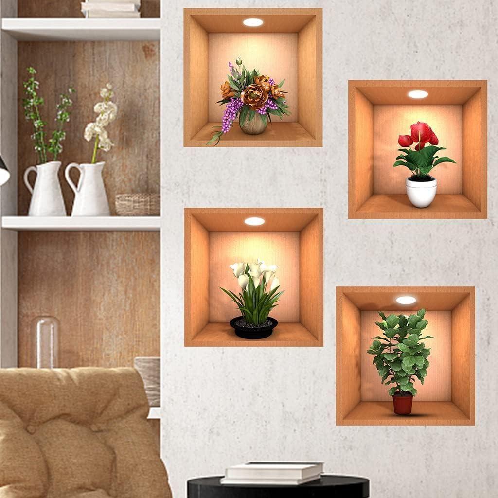 3D VASE WALL STICKER