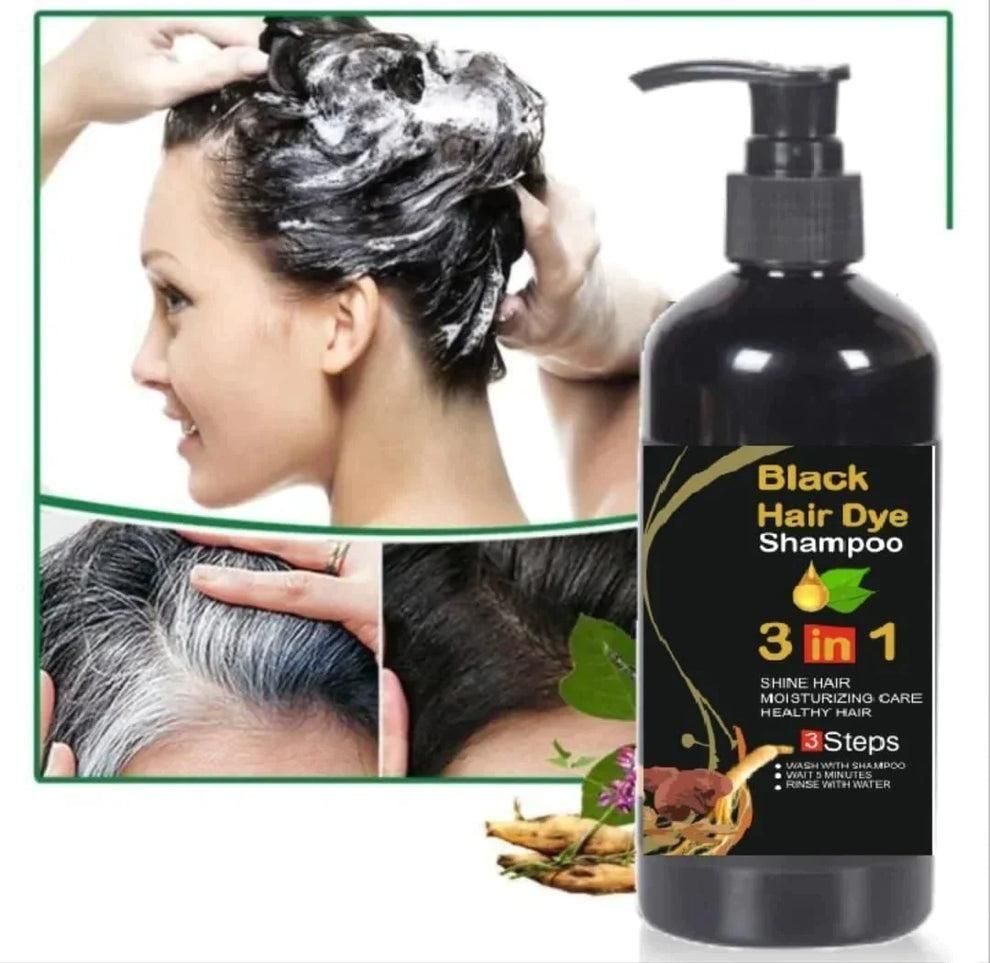 Black Herbal Hair Dye Shampoo 3 in 1 (Pack Of 2)