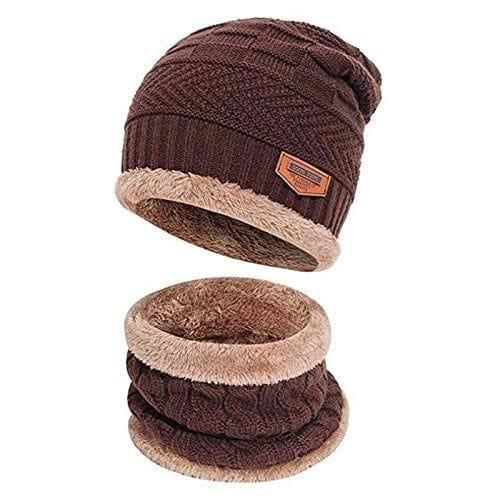 Unisex Woolen Cap Set